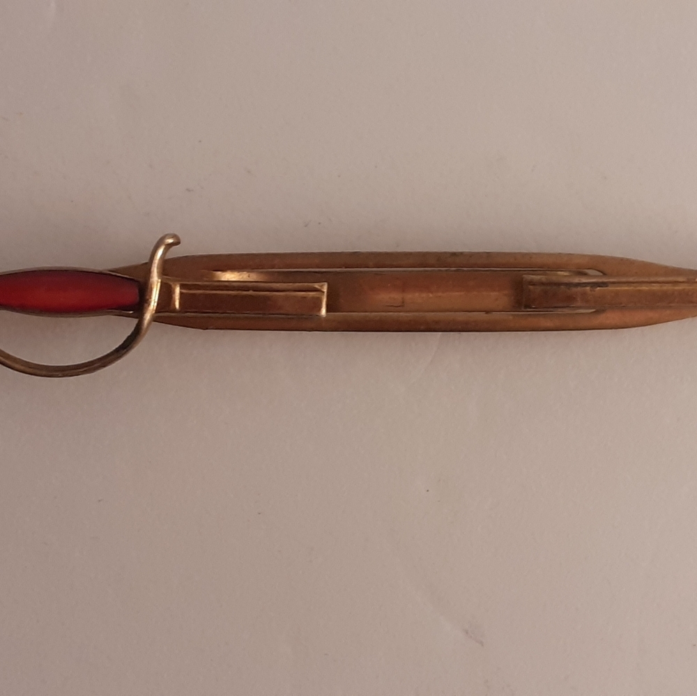 Signed Swank tie clip